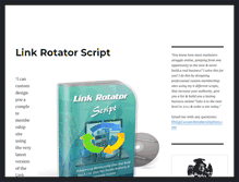 Tablet Screenshot of linkrotatorscript.com